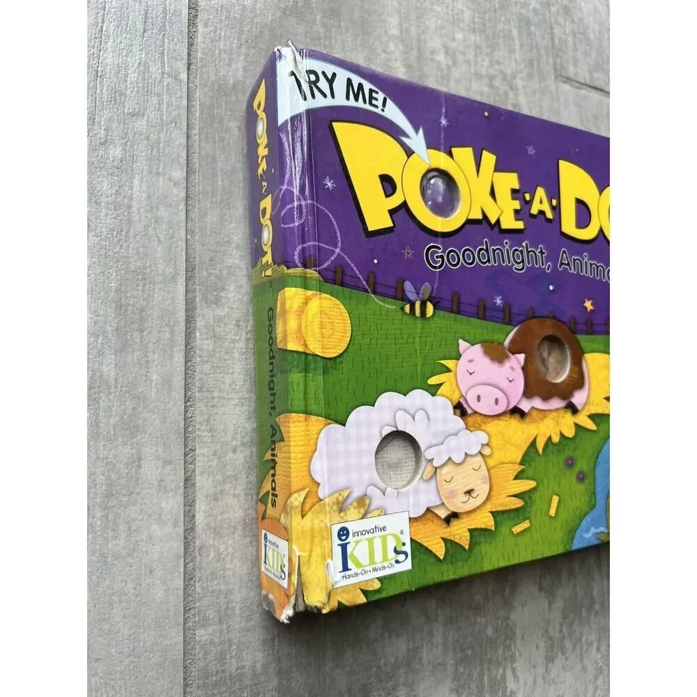 Goodnight, Animals (Poke-a-dot!) - Board book Innovative Kids Interactive Play